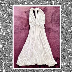 White Halter Marilyn Monroe Mini Dress